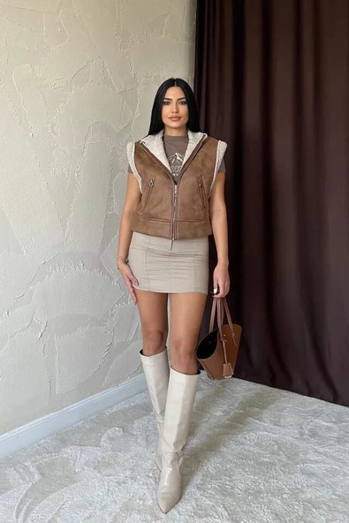 Vizon Cepli Kısa Yelek