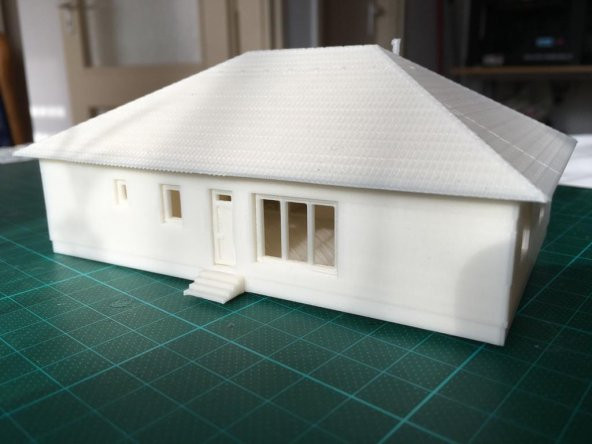 Model Demiryolu Evi (Banliyö Seri Typ2, 1: 120, Tt) Plastik Aparat