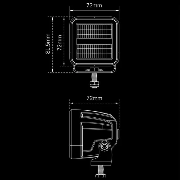 Strands Off-Road Led Lamba Siberia XP Qube 38W 809283 - 4