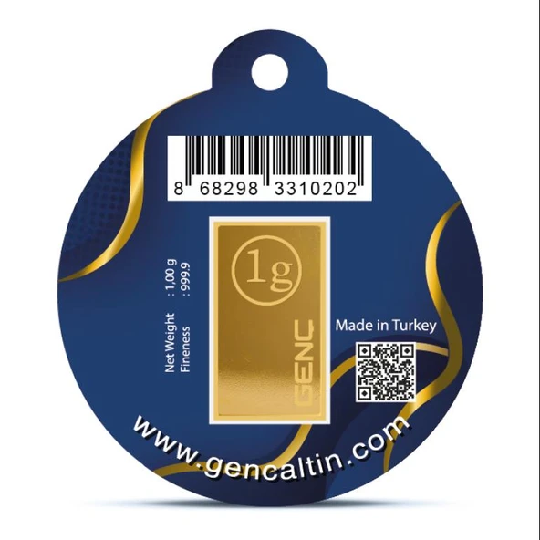 RimaGold 1 gr 24 Ayar 999.9 Milyem GMR Gram Altın - Resim 2