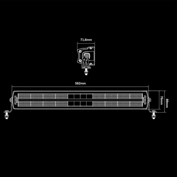 Strands Off-Road Led Bar Siberia DR 22" (56cm) 809181 - Resim 7