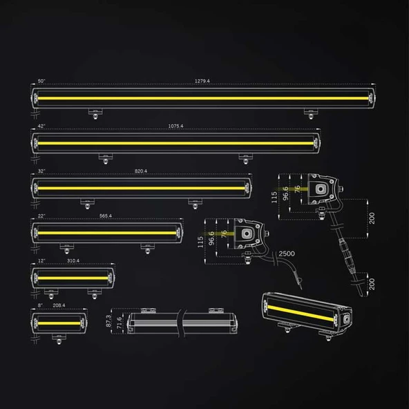 Strands Off-Road Led Bar Siberia XP DR 12" 31cm 809426 - Resim 7