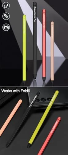 Samsung Z Fold6 Slim S Pen için Yedek Kalem Z Fold6 S Pen, Galaxy Z Fold6 Slim Pen Fold Edition için Stylus Kalem, Galaxy Z Fold 6 ile Uyumlu Kalemler - 2