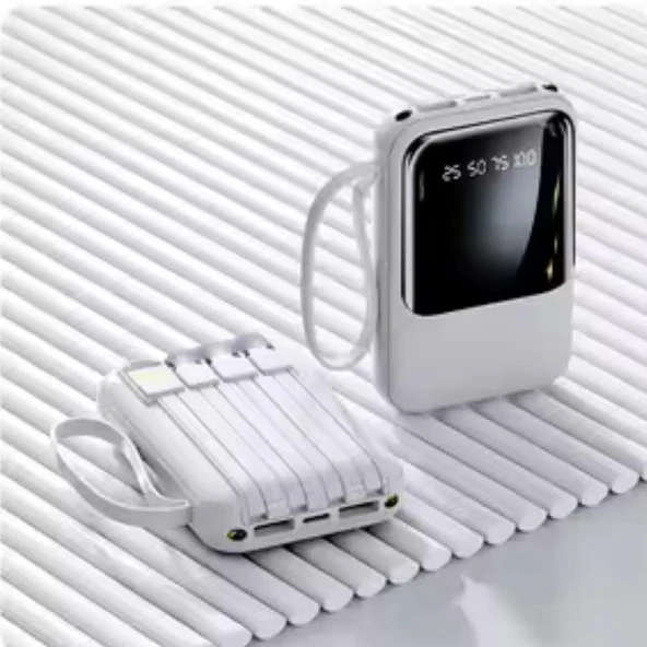 10000 Mah 20w Compact Powerbank Type C Kablo