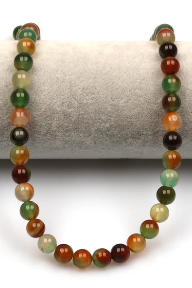 Akik Doğal Taş Dizi 8 mm Küre Kesim - Resim 2