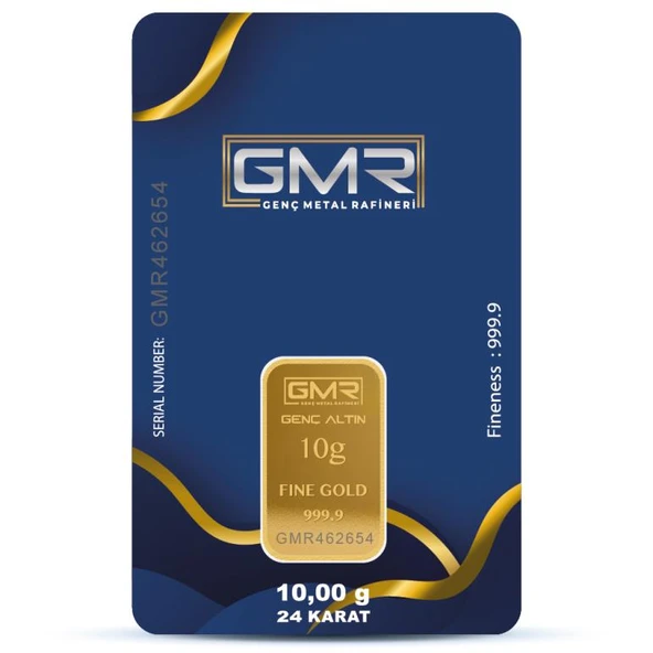 RimaGold 10 gr 24 Ayar 999.9 Milyem GMR Gram Altın