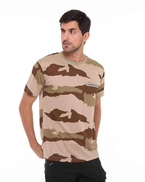 Yakasız Kısa Kol Erkek T-Shirt Jambaar - 3