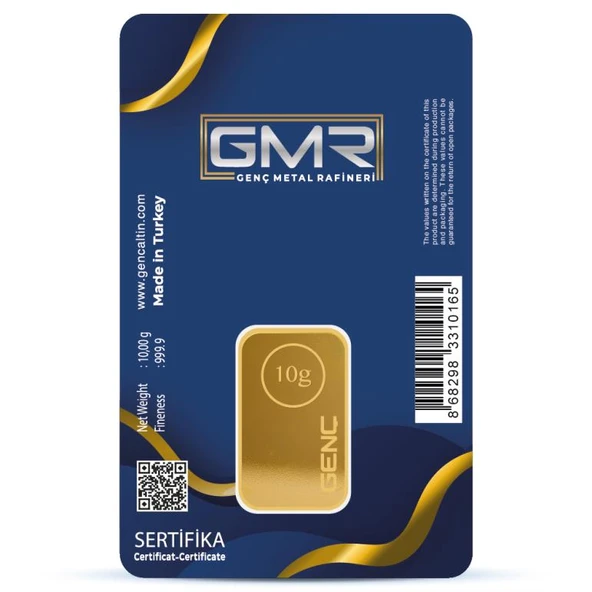 RimaGold 10 gr 24 Ayar 999.9 Milyem GMR Gram Altın - 2