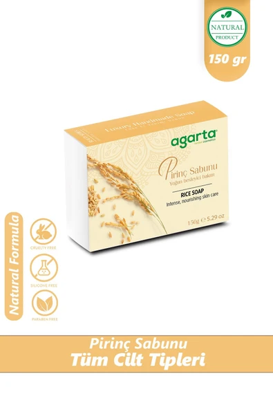 Agarta El Yapimi Guzellik Sabunu 150 Gr Pirinc