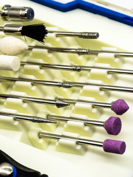 Germany Style Mini Hobi Gravür Şarjlı Taşlama Akülü 24 Parça Gravür Set - 4