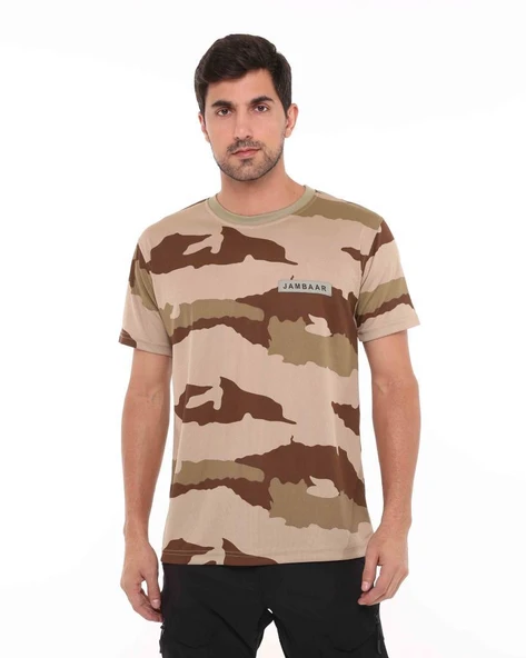 Yakasız Kısa Kol Erkek T-Shirt Jambaar