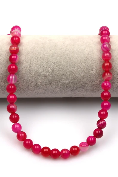 Madagaskar Akik Doğal Taş Dizi 8 mm Küre Kesim - Resim 2