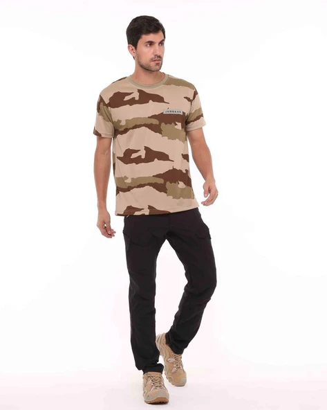 Yakasız Kısa Kol Erkek T-Shirt Jambaar - 7