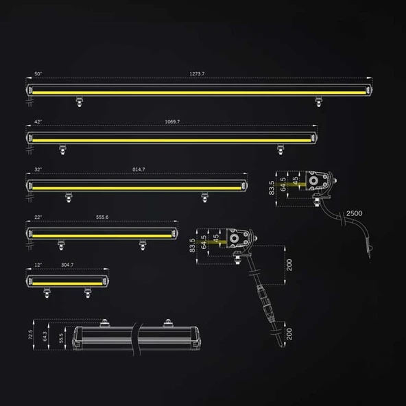 Strands Off-Road Led Bar Siberia XP SR 42" 106cm 809414 - Resim 7