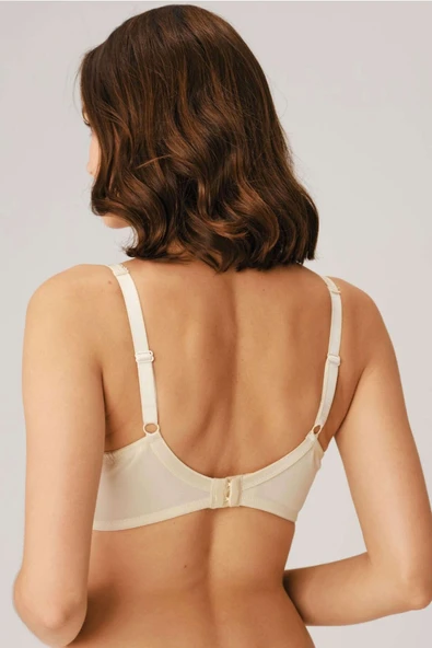 MAN3592 Kadın Balenli Desteksiz Dolgusuz Toparlayıcı Günlük Klasik Küçültücü Sütyen (3592) - Resim 2