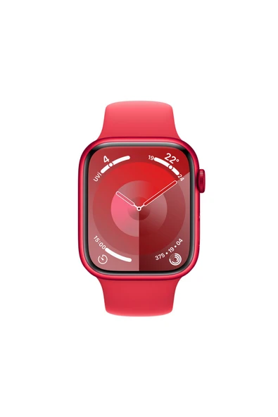 APPLE WATCH SERİ 9.GPS 45 MM RED AL RED SPORT BAND - 2
