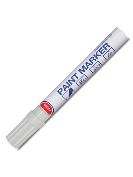 Noki Paint Marker Yuvarlak Uçlu Beyaz Kalem