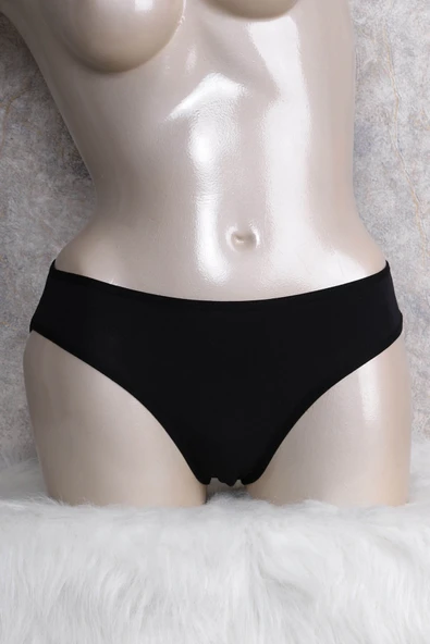 MAN2657 Kadın Pamuklu Düşük Bel 3lü Paket Slip (2657) - 3