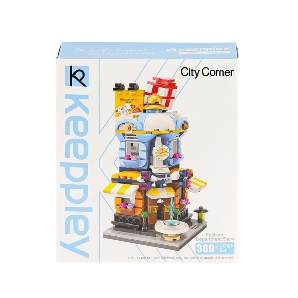 City Corner Department Store Blok Seti 389 Parça Çocuklar İçin Eğitici Oyun Seti