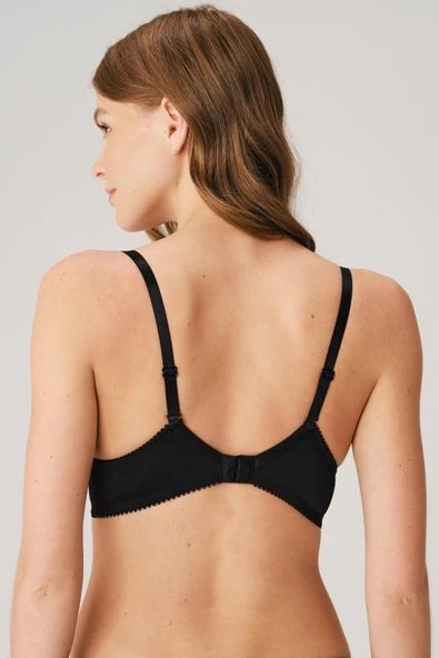 MAN3667 Kadın Balenli Extra Destekli Dolgulu Askıları Çıkabilen Günlük Klasik T-Shirt Sütyeni (3667) - Resim 2