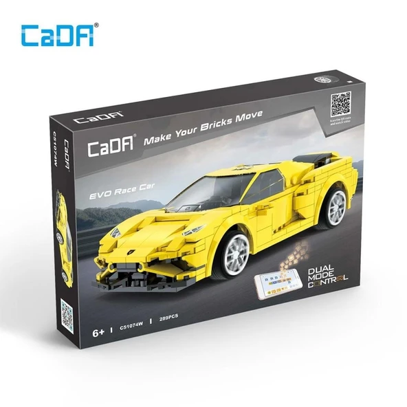 EVO Race Car Blok Seti 289 Parça Eğitici ve Eğlenceli Yarış Arabası Seti