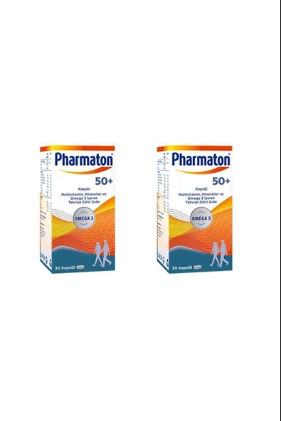 Pharmaton 50plus 30 Kapsül 2'li Paket - Resim 1