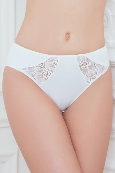MAN2780 Kadın Mikro Kumaş Dantelli Slip (2780)