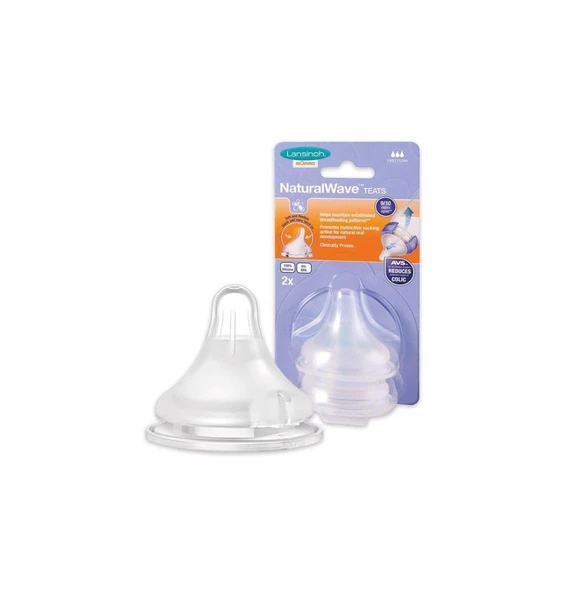   Natural Wave Biberon Emziği Yavaş Akış 2Li