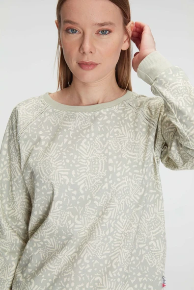 MAN11294 Anıl 11294 Kadın Pamuklu Uzun Kol Kışlık Pijama Takımı - 2