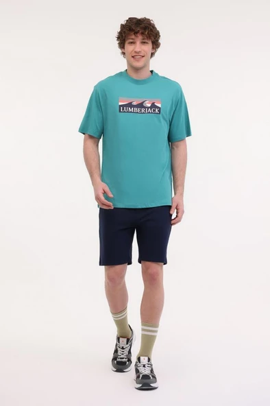 Lumberjack ML ROGER 11OTD2-31 5FX 101951137 Erkek Tişört Yeşil S-XXL - 3