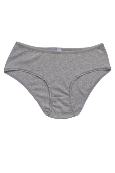 MAN2677 Kadın Pamuklu Orta Bel Geniş Bel Lastikli Slip (2677)