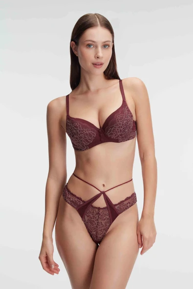 MAN4839 Kadın Sütyen ve Slip Takım (4839) - 1