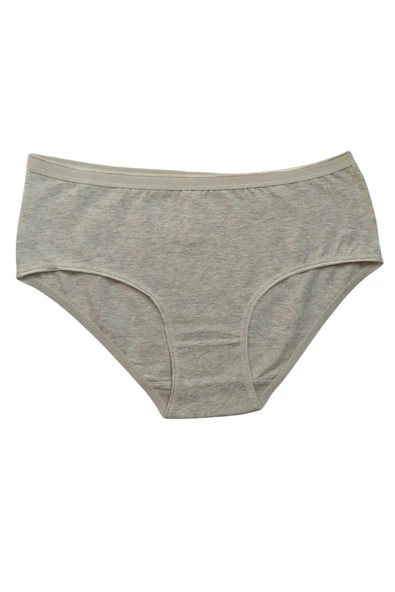 MAN2677 Kadın Pamuklu Orta Bel Geniş Bel Lastikli Slip (2677)