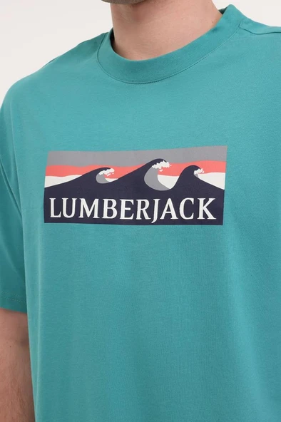 Lumberjack ML ROGER 11OTD2-31 5FX 101951137 Erkek Tişört Yeşil S-XXL - 4