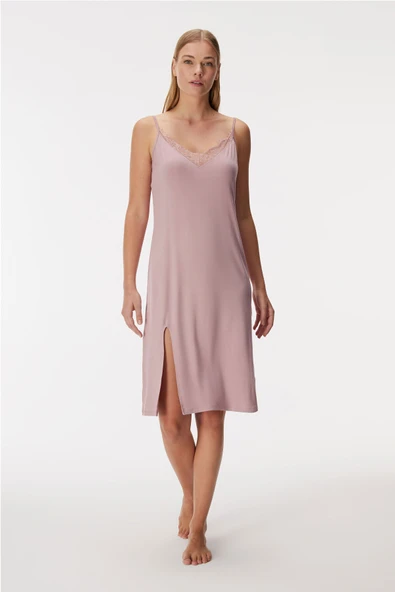 MAN11345 11345 Kadın Sabahlık ve Gecelik Takım - Resim 6