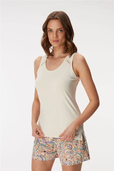 MAN11358 11358 Kadın Atlet ve Şort Takım - Resim 6