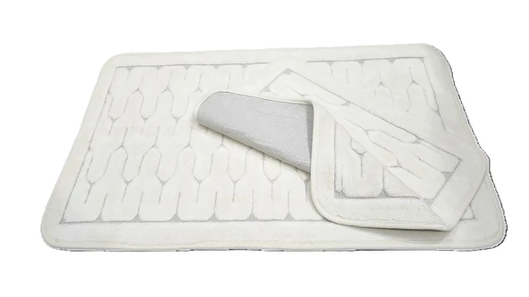 BANYO PASPASI 2'Lİ SET HARMONY KREM - Resim 3