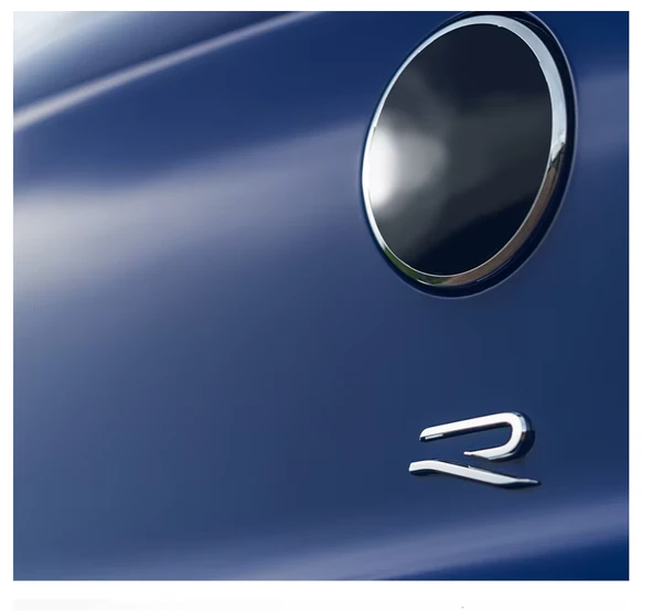 Vw İçin Uyumlu Yeni Nesil R Logo Krom ( Gri ) - 2