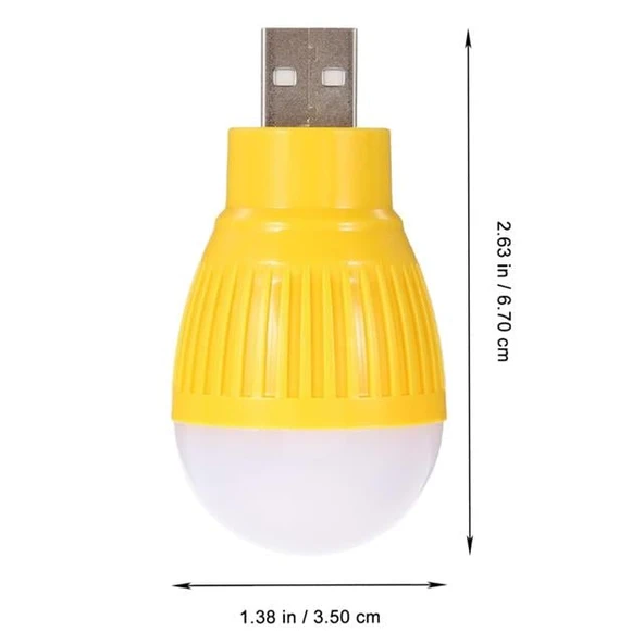 Powermaster PM-34389 USB Beyaz Gece Lambası Mini Ampul Aydınlatma - 7