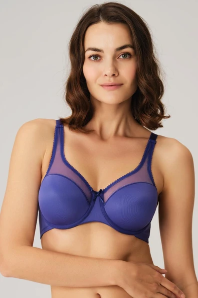 MAN3606 Anıl Kadın Balenli Desteksiz Dolgusuz Toparlayıcı Yumuşak Süngerli Günlük Klasik Küçültücü Sütyen (3606)