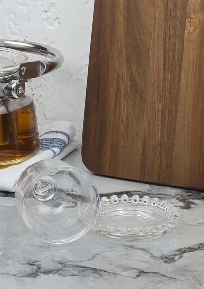 Giro Cam Tereyağlık - Kapaklı Lokumluk - 9.5 CM - 2