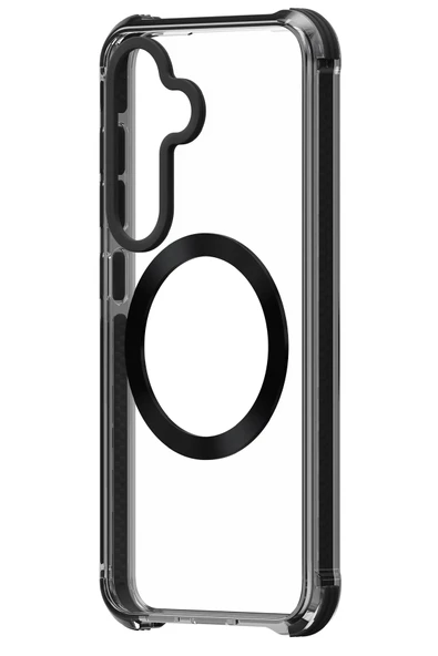 Samsung S25 Plus Kılıf Combat Serisi Üç Katmanlı Magsafe Özellikli (MagClick™) Koruyucu Kapak  SİYAH - 2