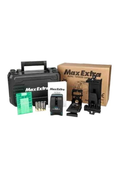 Max Extra MXP8211G 1 Yatay 1 Dikey 2 Yeşil Nokta Kombi Lazer - 3