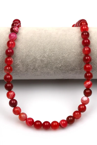 Madagaskar Akik Doğal Taş Dizi 8 mm Küre Kesim - Resim 2