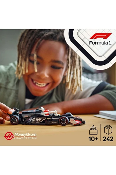 LEGO ® Speed Champions MoneyGram Haas F1® Team VF-24 Yarış Arabası 77250 10+ Oyuncak Yapım Seti (242 P) - 5