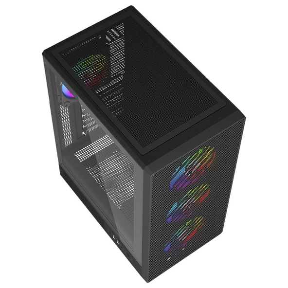 LYSERG PB A600B RGB Fan Kasa Amd Ryzen 5 8400F 16 GB Ram 500 GB SSD Asus Dual RTX 4060 W11 Pro - 3