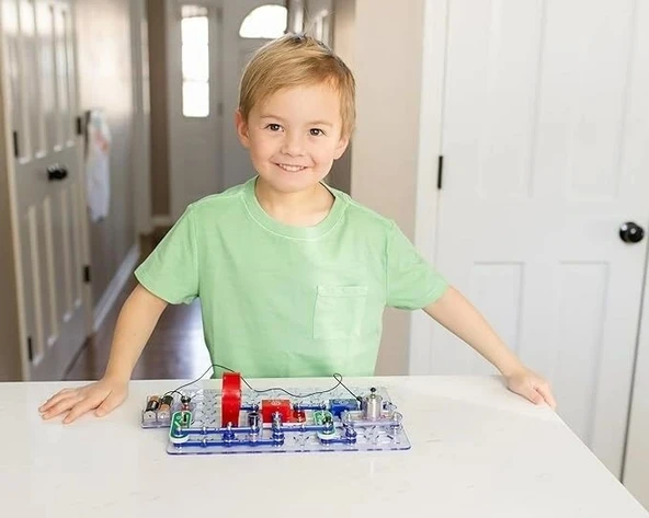 Snap Circuits Jr. SC-100 8+ Çocuklar İçin STEM Elektronik Eğitici Oyuncak Seti - 2