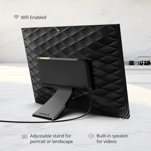 Nixplay 10.1 Inc WiFi Dokunmatik Ekran Dijital Resim Çerçevesi - 2