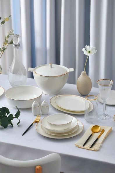 Aryıldız Luminous 60 Parça Porselen Yemek Takımı Ar259771
