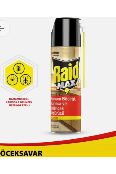 AMBERİAN AMBERİAN RAİD Max Kokusuz Böceksavar 300 Gr - Resim 2